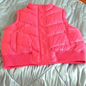 GAP Hot Pink Puffer Vest!